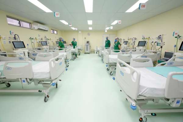 Santos (SP) | Rede privada de saúde atinge 87% de ocupação dos leitos de UTI covid
